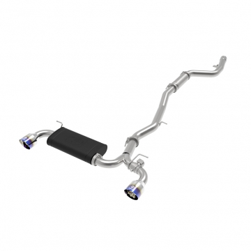 aFe Takeda 304 Stainless Steel Cat Back Exhaust System (Blue Flame Tips) - Toyota Supra A90 3.0 B58 2020+