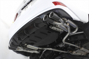 Aimgain Carbon Loop Muffler for TYPE-2 Rear Under - Lexus IS IS350/IS250 F-Sport 14-16