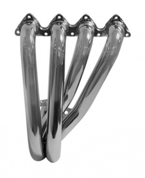 DC Sports 4-1 Polished Stainless Steel Header (One Piece) - Acura Integra RS/ LS/ GS 94-01