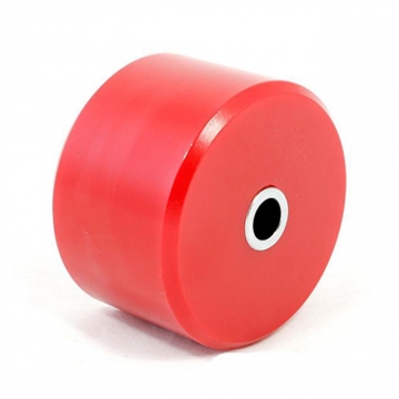 AMS Performance Front Lower Motor Mount Insert (Red/Race) - Mitsubishi EVO X 08-15