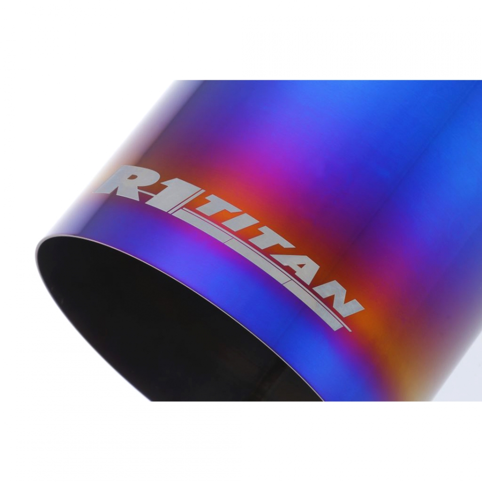 Evasive Motorsports: Amuse R1 Titan Blue Flame Exhaust - Nissan 