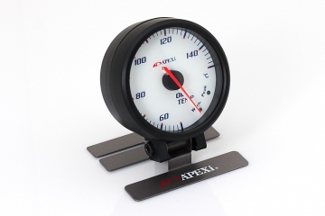 A'PEX-i ELII System Meters - Oil Temp (White Display / Black Ring)