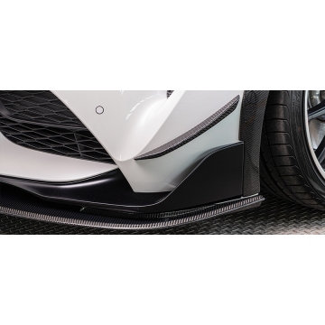 Artisan Spirits Black Label Front Canard Set (CFRP) - Toyota GR Supra 2020+