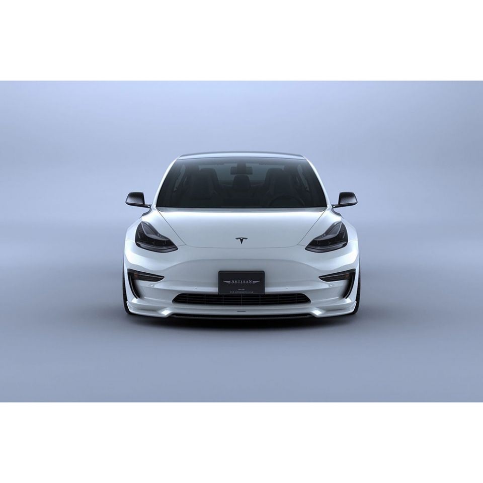 Tesla Model 3 (Performance), Black Ar - Art Print