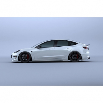Artisan Spirits Black Label Side Under Spoiler (FRP) - Tesla Model 3 17-23