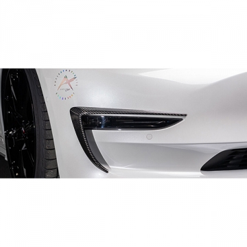 Artisan Spirits Black Label Front Bumper Garnish (FRP) - Tesla Model 3 17-23