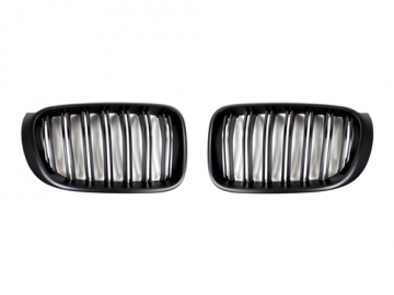 Autotecknic Stealth Black Front Grills - BMW F25 X3 LCI / F26 X4