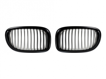 Autotecknic Stealth Black Front Grills - BMW F01 / F02 7 Series