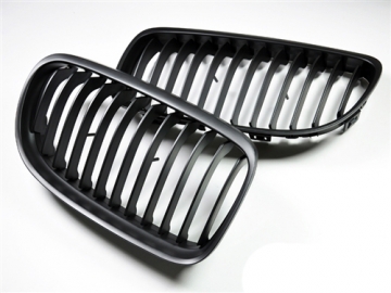 Autotecknic Stealth Black Front Grills - BMW E90 / E91 3 Series LCI