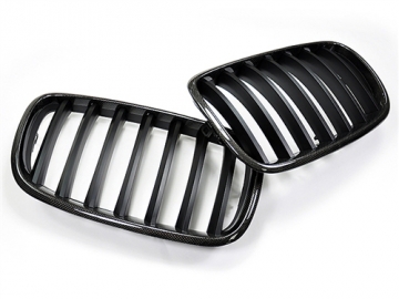 Autotecknic Carbon Fiber Front Grills - BMW E70 X5 / E71 X6 / X6M