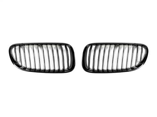 AutoTecknic Gloss Black Front Grille Set - E92 Coupe/ E93 Cabrio | 3-Series LCI