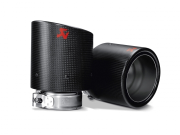 Akrapovic Tail Pipe Set (Carbon) - Volkswagen Golf (VI) GTD/GTI/TSI