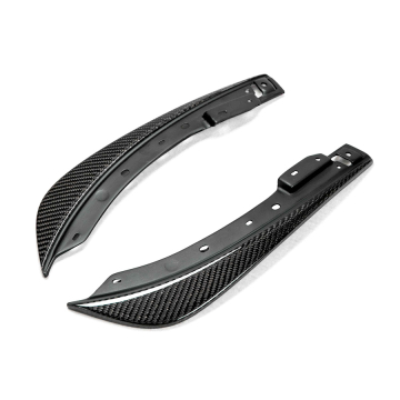 Anderson Composites Carbon Fiber Front Bumper Canards - Dodge Challenger Coupe 08-14
