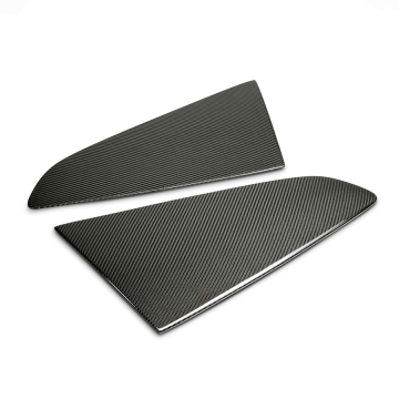 Anderson Composites Type-F Carbon Fiber Window Louvers (Flat) - Ford Mustang Coupe 15-23