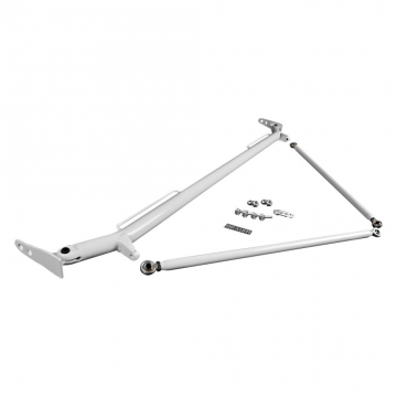 Braum Racing Harness Bar Kit (White Gloss) - Ford Mustang 05-14