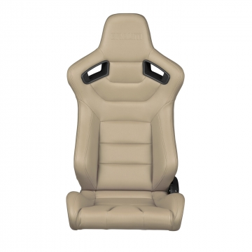 Braum Racing Elite Series Seats (Pair) - Beige Leatherette