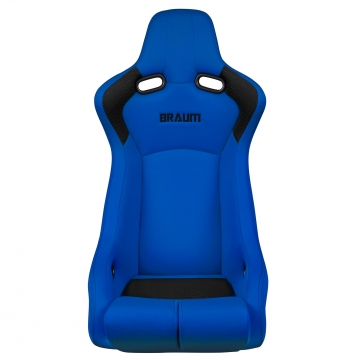Braum Racing Venom-R Series Fixed Back Bucket Seat (Single) - Blue Cloth / Carbon Fiber