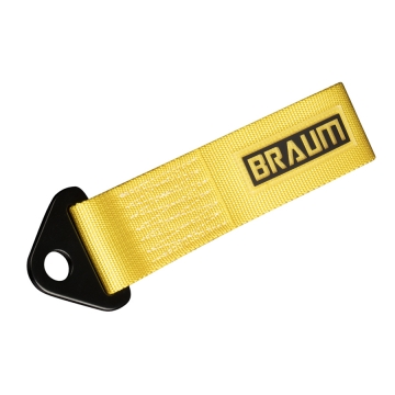Braum Racing Tow Strap - Yellow