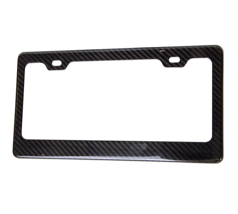 Evasive Motorsports NRG Matte Carbon Fiber License Plate Frame