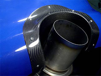 APR Performance Carbon Burn Cover - Mitsubishi EVO VIII / IX 03+