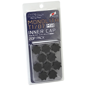 Monolith T1/07 M14 Lug Nut Cap Set (20pcs) - Black