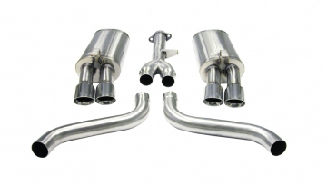 Corsa Performance Cat-Back Sport Exhaust Polished Twin 3.5" Tip - Chevrolet Corvette C4 1986-1991