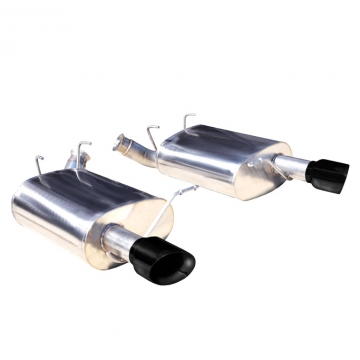 Corsa Performance Axle-Back Sport Exhaust Black Single 3.5" Tip - Ford Mustang V6 2011-2014