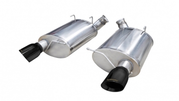 Corsa Performance Axle-Back Sport Exhaust Black Single 4.0" Tip - Ford Mustang Shelby GT500 2011-2012