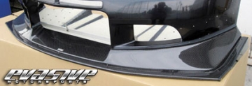 Voltex Cyber Street Carbon Lip with Splitter - Mitsubishi EVO VIII / IX 03-07