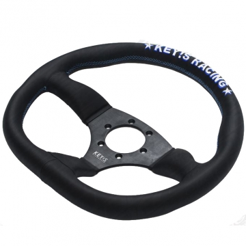 Key's Steering Wheel - D-Shape Type 345mm Leather