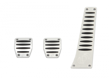 Dinan Aluminum Pedal Cover Set  - BMW with Manual Transmission
