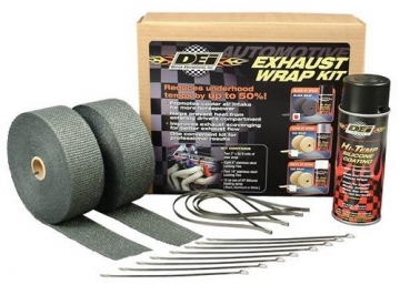 DEI Exhaust & Header Wrap Kit (Black Wrap / Black Coating)