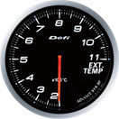 Defi Advance BF Gauge 60MM Ext Temp White