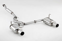 Fujitsubo Authorize R Dual Cat-Back Exhaust - Subaru WRX STI 15-21
