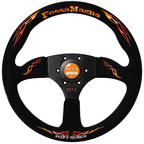 KEY!S RACING FossaMagna ステアリング KEY!S Fossa Magna Steering Wheel For Miata MX5 | REV9