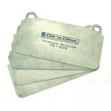 Girodisc Titanium Pad Shields (Front) - Honda Civic Type R FK8 / FL5 2017+