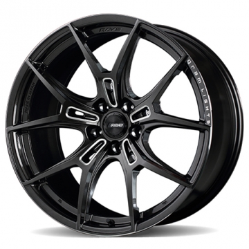 Gram Lights 57FXZ Wheel - 18x7.5 / Offset +40 / 5x114.3 (Super Dark Gunmetal / Machining Rim Edge DC)