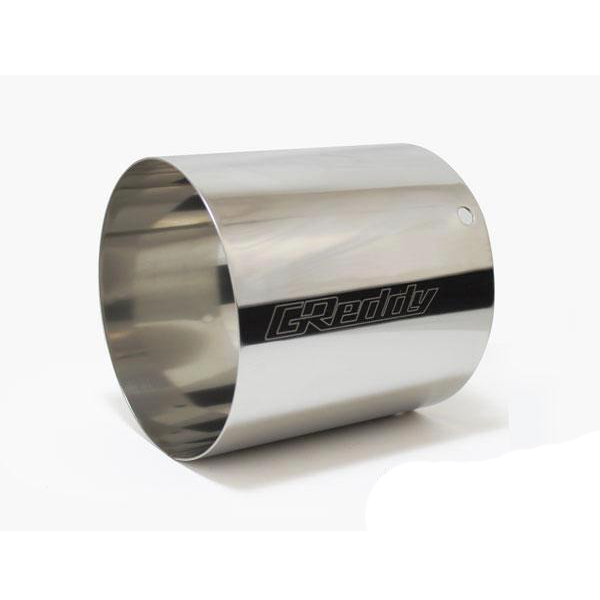 GReddy SS Tip (115mm Dia/120mm Length) for Universal 3in Revolution RS Muffler main image 1