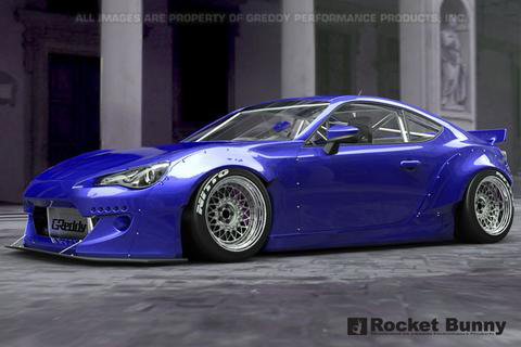 Evasive Motorsports: Rocket Bunny Front Wide Fenders Ver. 2 - Scion FR ...
