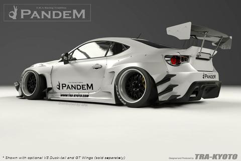 Evasive Motorsports: Pandem Rear Canards Ver. 3 - Scion FR-S