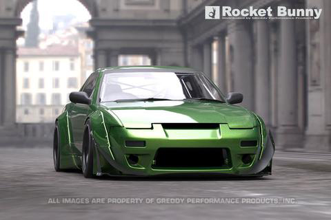 Evasive Motorsports Rocket Bunny Front Lip Ver 2 Nissan Rps13