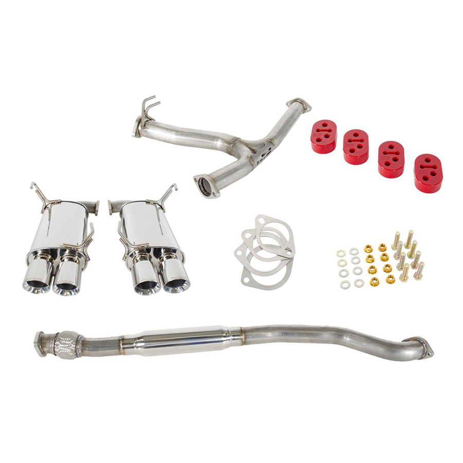 Evasive Motorsports GrimmSpeed Catback Exhaust System (Resonated