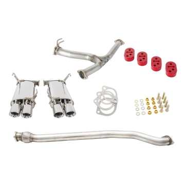 GrimmSpeed Catback Exhaust System (Non-Resonated) - Subaru WRX / STI Sedan 11-14 / WRX/STI 15-21