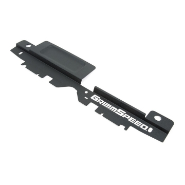 GrimmSpeed Radiator Shroud w/ Tool Tray (Black) - Subaru Legacy 05-09 / Outback 05-07
