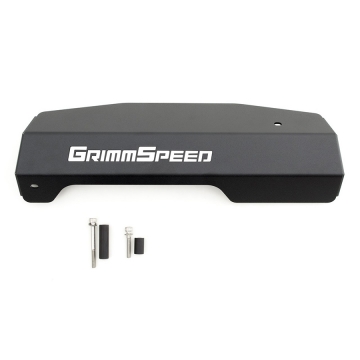 GrimmSpeed Pulley Cover (Black) - Subaru WRX 15-21