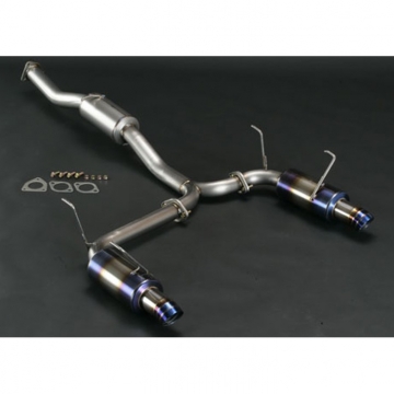 J's Racing FX-PRO 70RS Titanium Dual Exhaust - Honda S2000 with J's Racing Type GT Aero