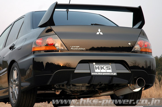 HKS Silent Hi-Power マフラー ランエボ10 silent Hi-Power：LANCER EVOLUTION X