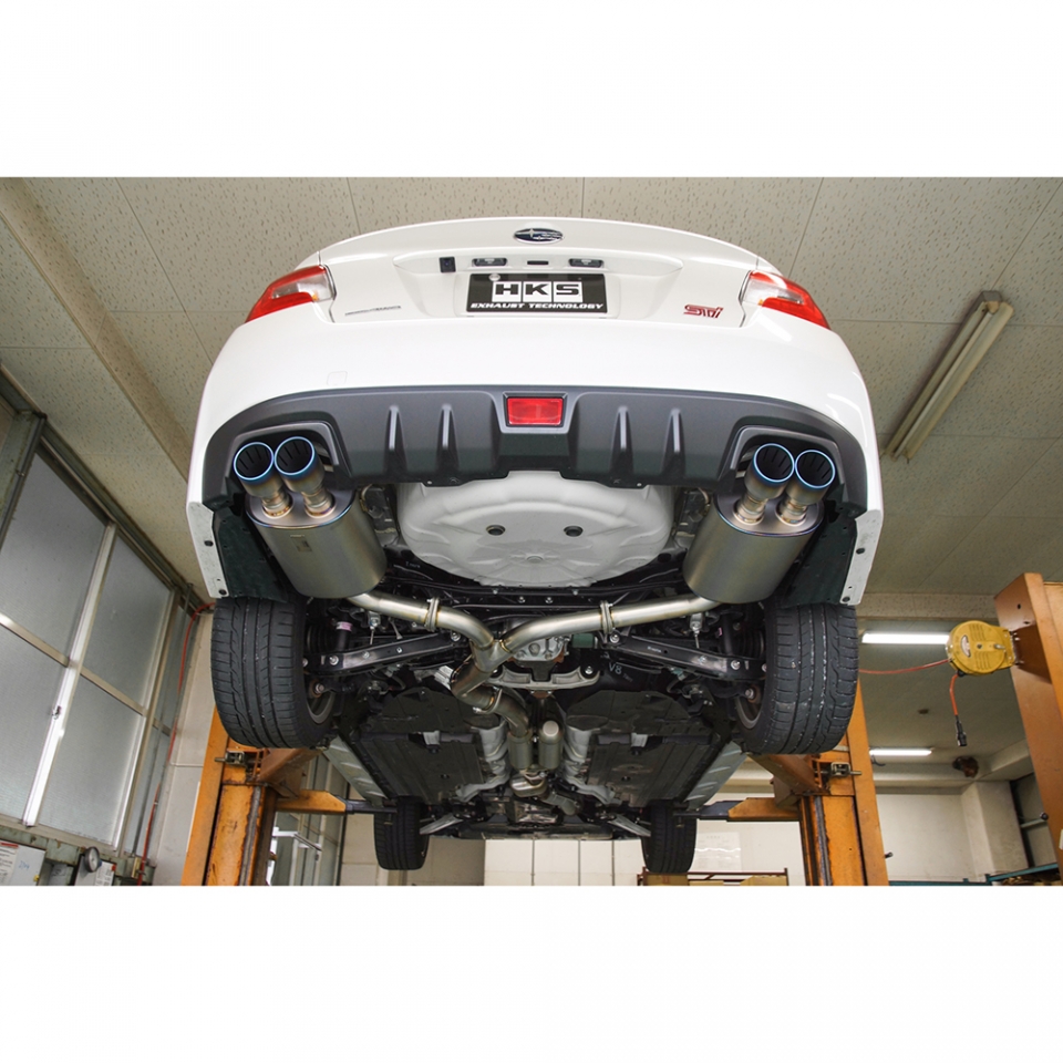パーツ wrx vab/vag HKS super turbo muffler Super Turbo Muffler：インプレッサ WRX STI