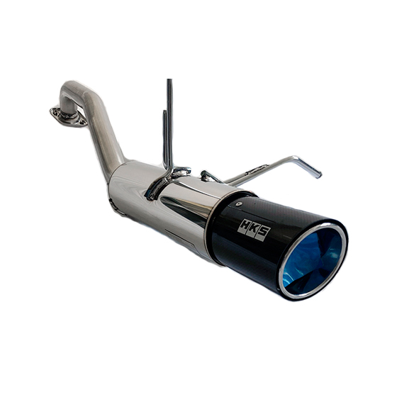 Evasive Motorsports HKS HiPower Muffler with Carbon Tip Honda Fit