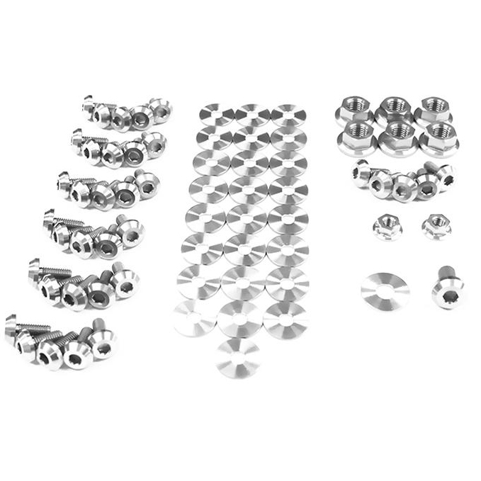 Evasive Motorsports Dress Up Bolts Titanium Hardware Engine Bay Kit